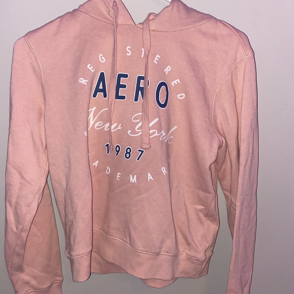 Pink hoodie from aero